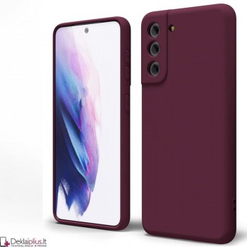 Liquid Air silikoninis bordo dėklas - su kameros apsauga (Samsung S21)